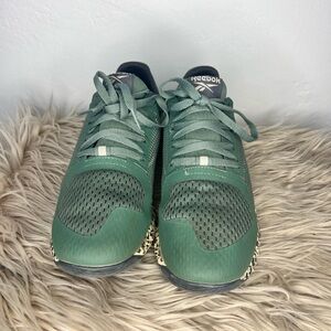 Reebok Forest Green Mesh Sneakers